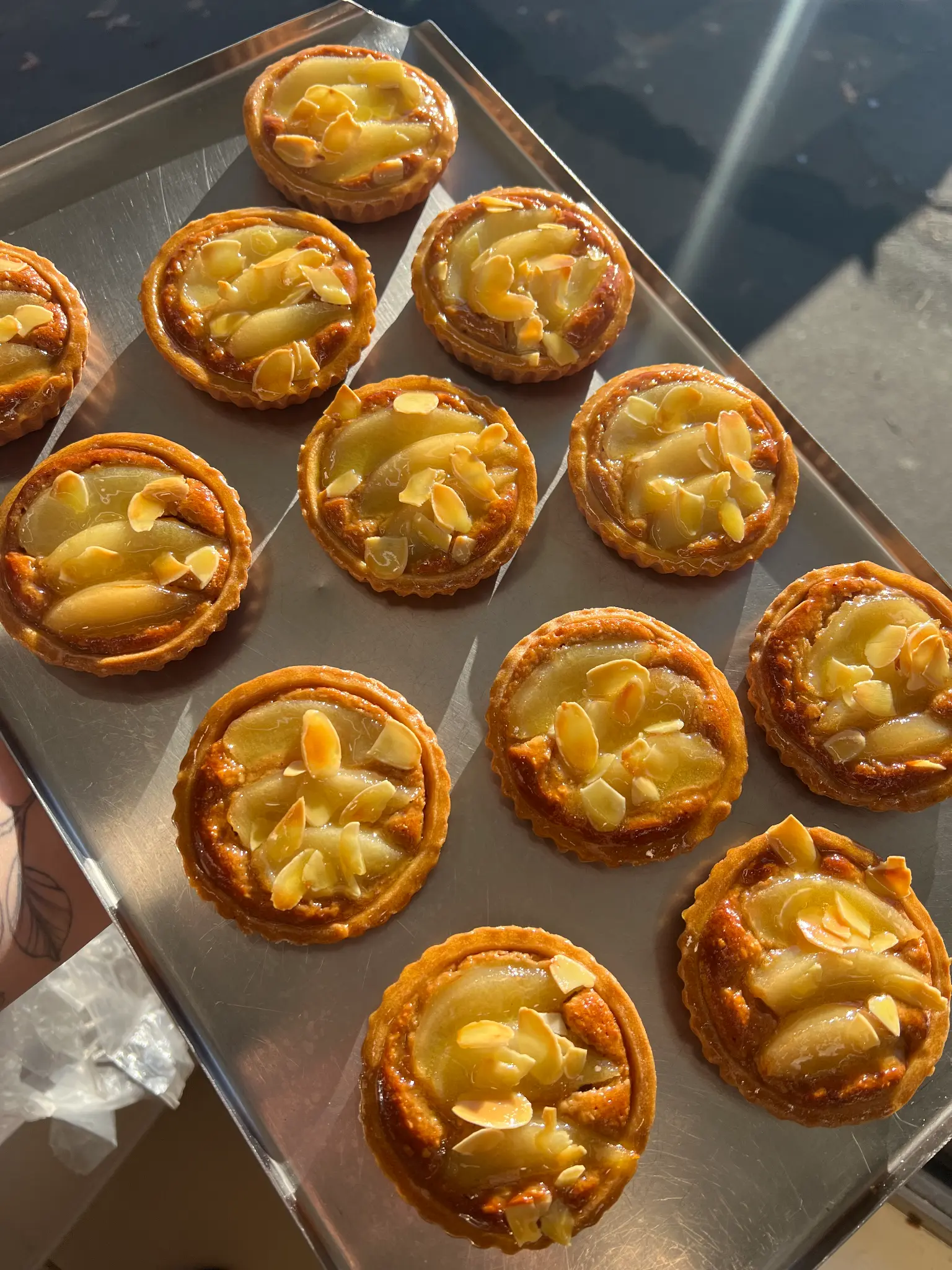 Pear & Almond Tarts